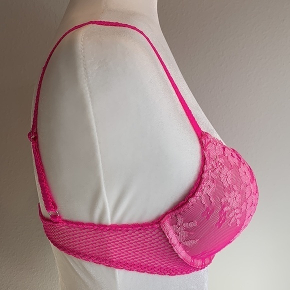 Victoria's Secret Dream Angels Push-up Bra Pink Floral 32D - Picture 9 of 15